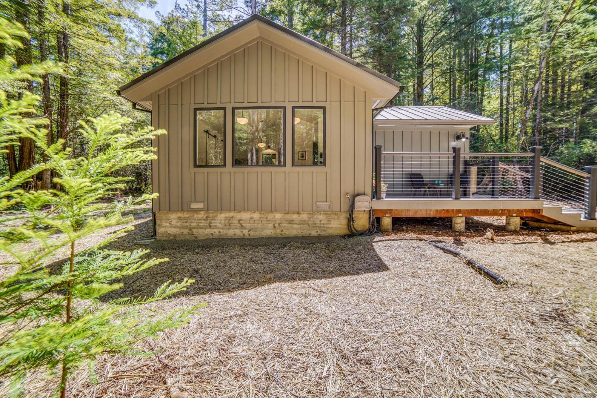 Peaceful Mendocino Cottage Surrounded By Redwoods Exteriör bild
