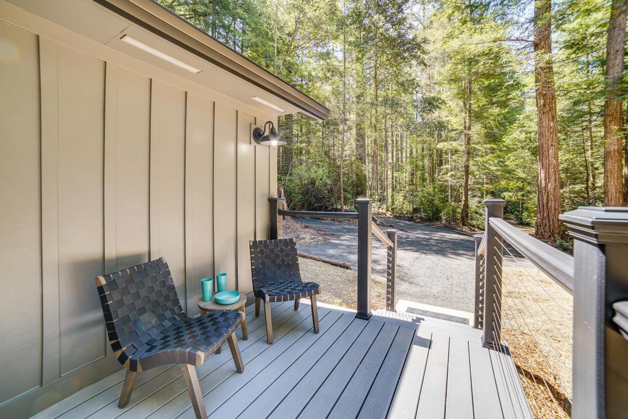 Peaceful Mendocino Cottage Surrounded By Redwoods Exteriör bild