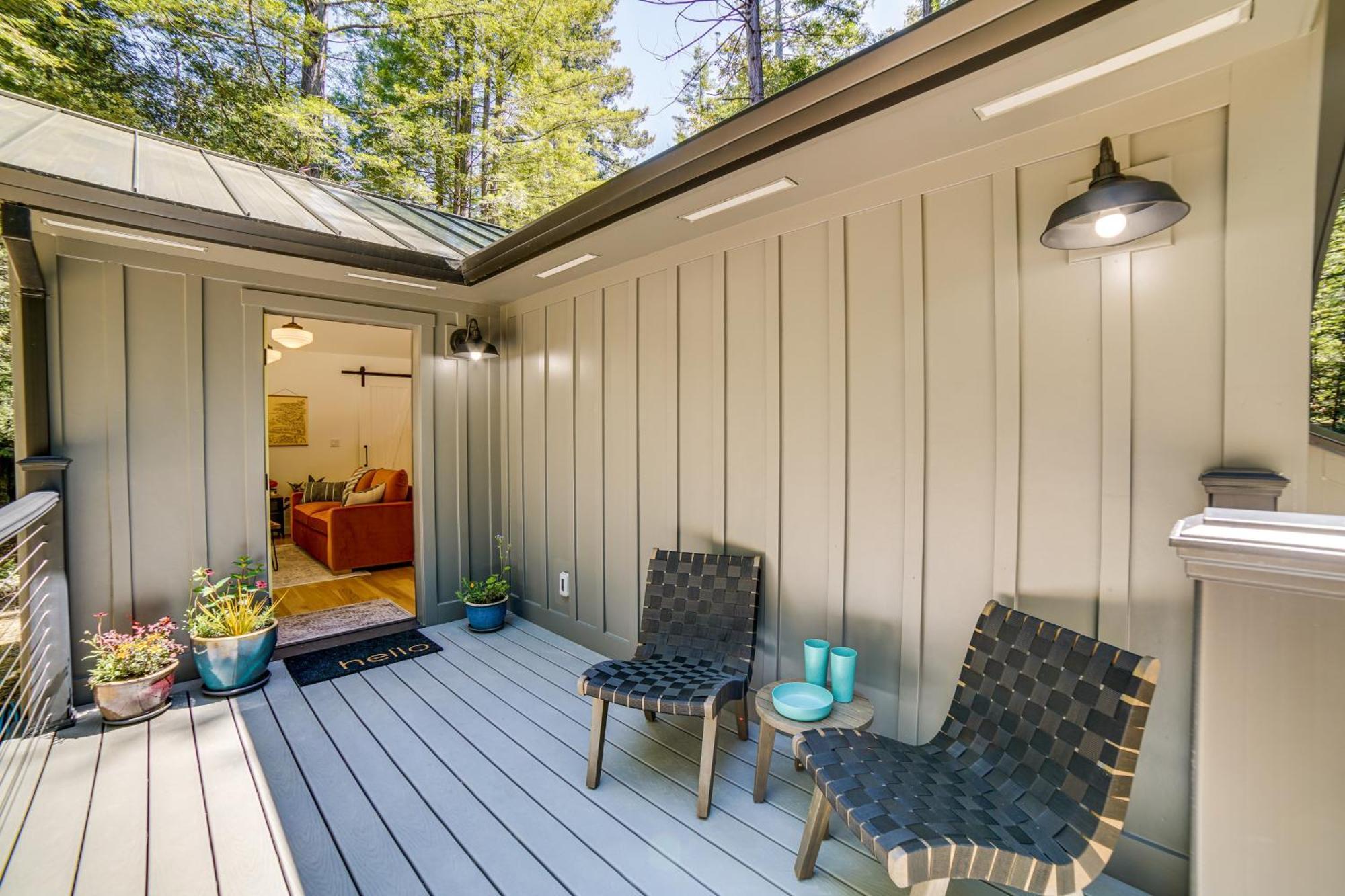 Peaceful Mendocino Cottage Surrounded By Redwoods Exteriör bild