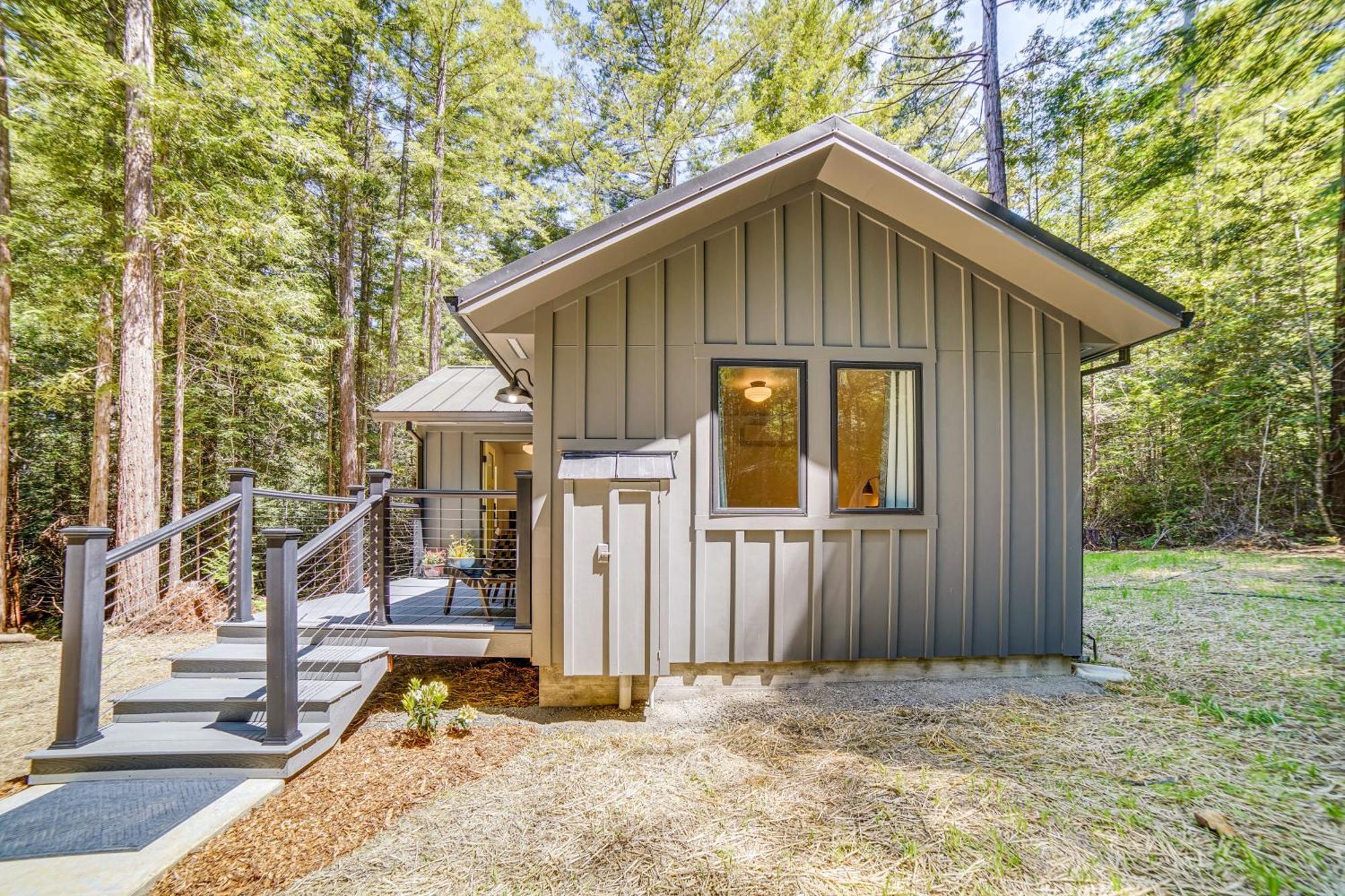 Peaceful Mendocino Cottage Surrounded By Redwoods Exteriör bild